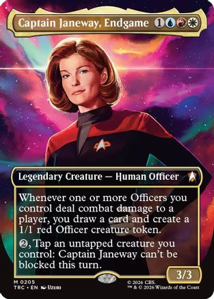 Captain Janeway, Endgame (Borderless) (TRC-205) [Commander: Star Trek]