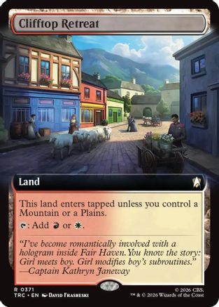 Clifftop Retreat (Extended Art) (TRC-371) [Commander: Star Trek]