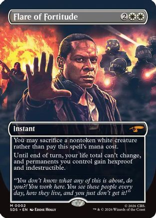 Flare of Fortitude (Borderless) (SDS-002) [Star Trek: Stardates]