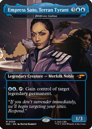 Empress Sato, Terran Tyrant - Empress Galina (Borderless) (SDS-006) [Star Trek: Stardates]