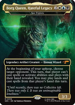 Borg Queen, Hateful Legacy - Sen Triplets (Borderless) (SDS-016) [Star Trek: Stardates]