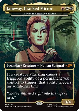 Janeway, Cracked Mirror - Isshin, Two Heavens as One (Borderless) (SDS-019) [Star Trek: Stardates]