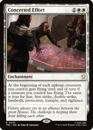 Concerted Effort (Surge Foil) (TRC-420) [Commander: Star Trek] Foil