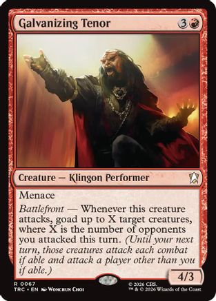 Galvanizing Tenor (TRC-067) [Commander: Star Trek]