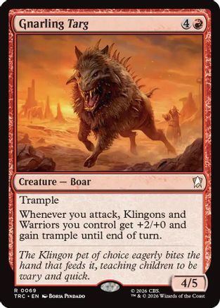 Gnarling Targ (TRC-069) [Commander: Star Trek]