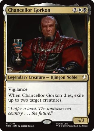 Chancellor Gorkon (TRC-086) [Commander: Star Trek]