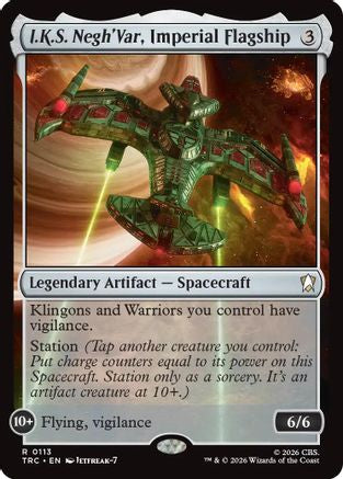 I.K.S. Negh'Var, Imperial Flagship (TRC-113) [Commander: Star Trek]