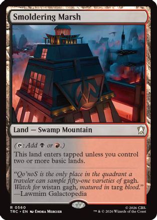Smoldering Marsh (Surge Foil) (TRC-560) [Commander: Star Trek] Foil