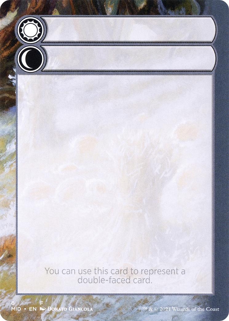 Double-Faced Substitute Card (SMID-006) (Borderless) [Innistrad: Midnight Hunt Substitute Cards]