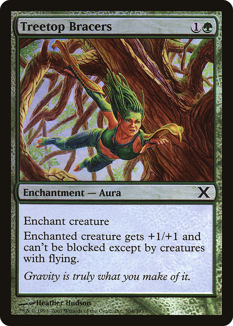Treetop Bracers (10E-304★) [Tenth Edition] Foil