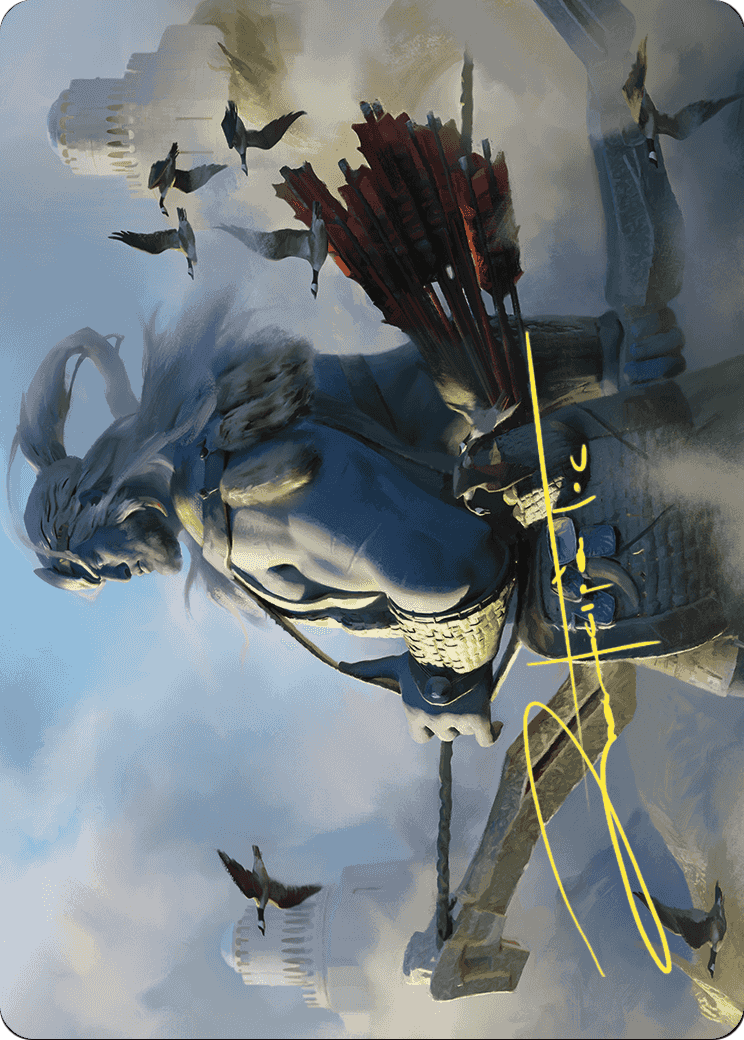 Skybeast Tracker // Skybeast Tracker (AWOE-027) (Borderless) [Wilds of Eldraine Art Series] Foil