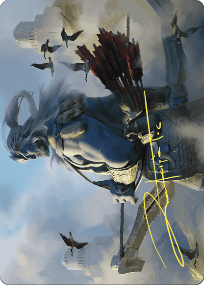 Skybeast Tracker // Skybeast Tracker (AWOE-027) (Borderless) [Wilds of Eldraine Art Series] Foil