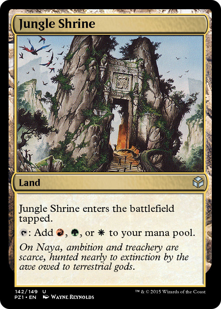 Jungle Shrine (PZ1-142) [Legendary Cube Prize Pack]