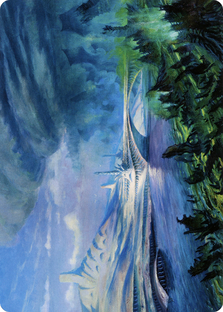 Goldmire Bridge // Goldmire Bridge (AMH2-074) (Borderless) [Modern Horizons 2 Art Series] Foil