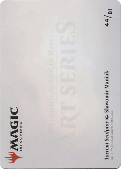 Torrent Sculptor // Torrent Sculptor (ASTX-044) (Borderless) [Strixhaven Art Series]