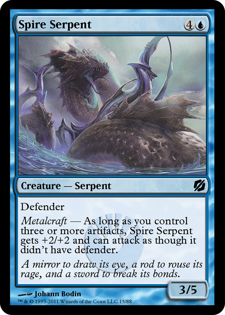 Spire Serpent (TD2-015) [Duel Decks: Mirrodin Pure vs. New Phyrexia]
