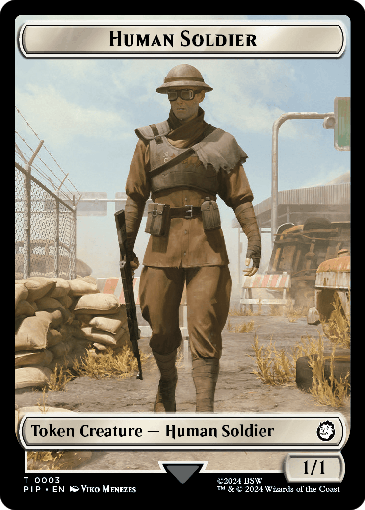 Human Soldier (TPIP-003) [Fallout Tokens] Foil