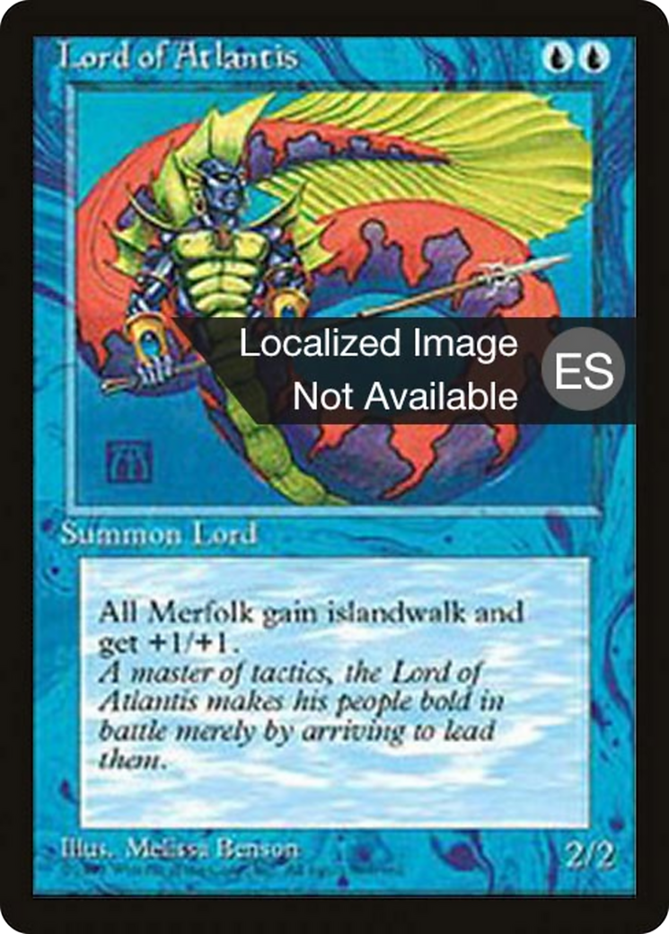 Lord of Atlantis (4BB-082) [Fourth Edition Foreign Black Border]