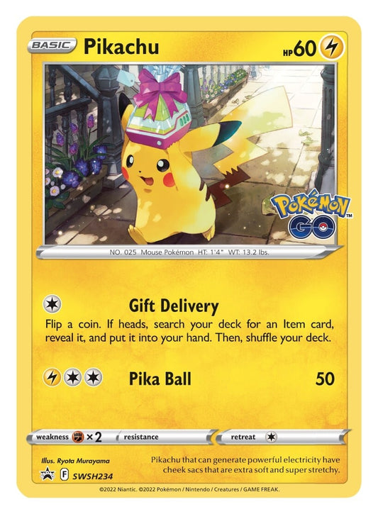 Pikachu (SWSH234) [Épée et Bouclier : Cartes promo Black Star]