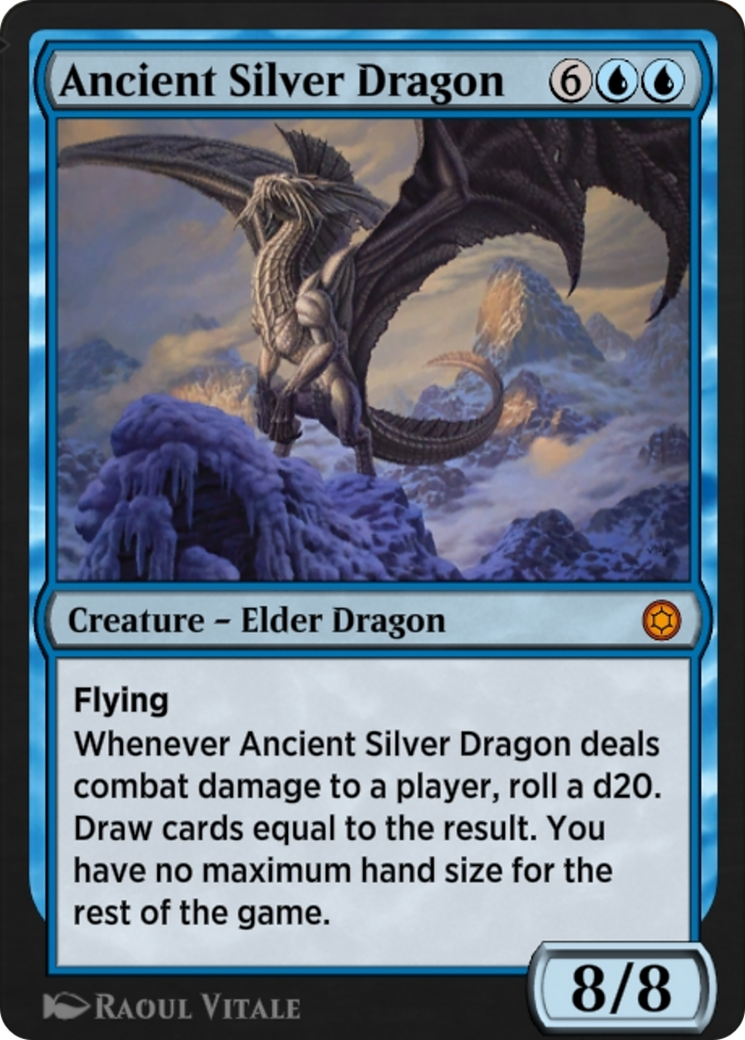 Ancient Silver Dragon (HBG-110) [Alchemy Horizons: Baldur's Gate]