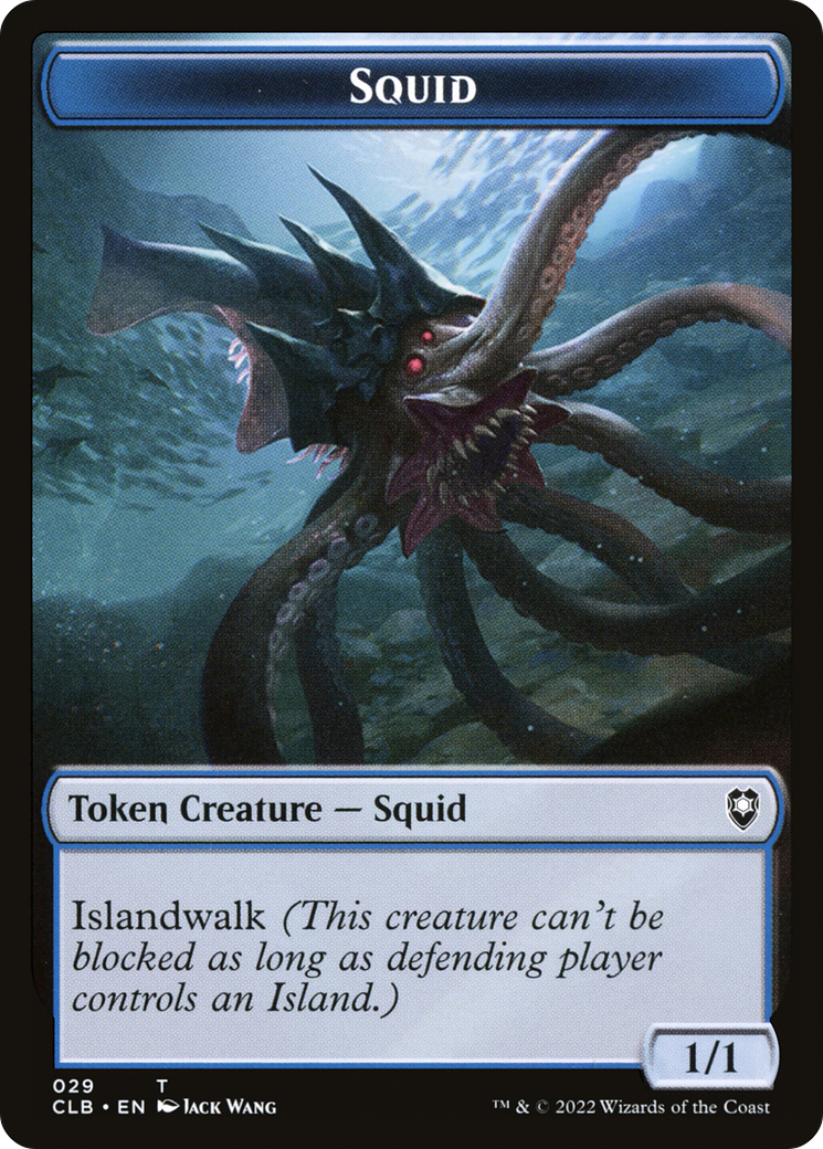 Squid (TCLB-029) [Battle for Baldur's Gate Tokens]