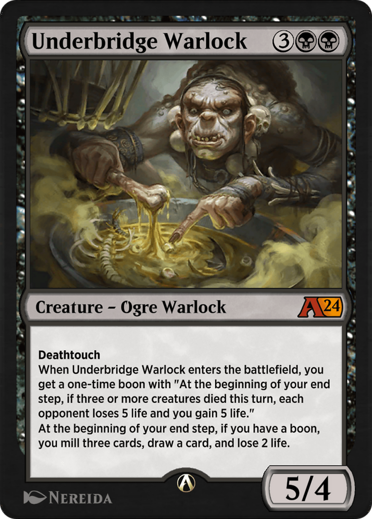 Underbridge Warlock (YWOE-008) [Alchemy: Wilds of Eldraine]