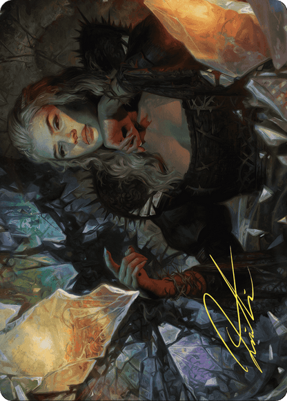 Prophetic Prism // Prophetic Prism (AWOE-045) (Borderless) [Wilds of Eldraine Art Series] Foil