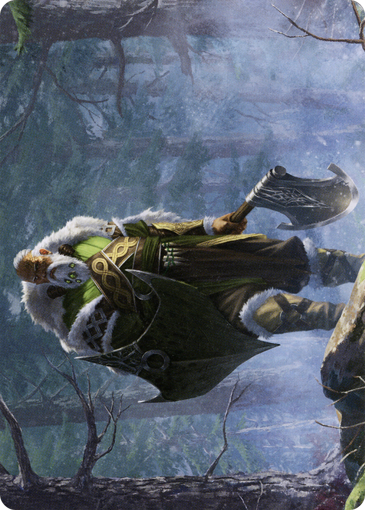 Fynn, the Fangbearer // Fynn, the Fangbearer (ASKHM-044) (Borderless) [Art Series: Kaldheim]