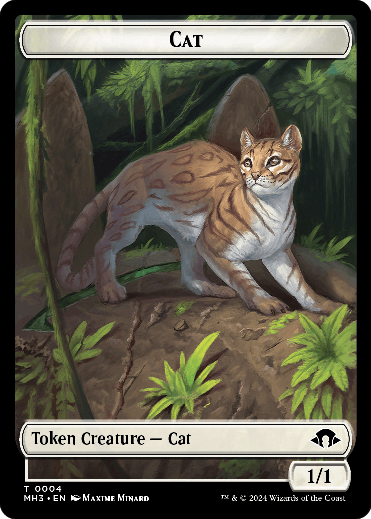 Cat (TMH3-004) [Modern Horizons 3 Tokens] Foil