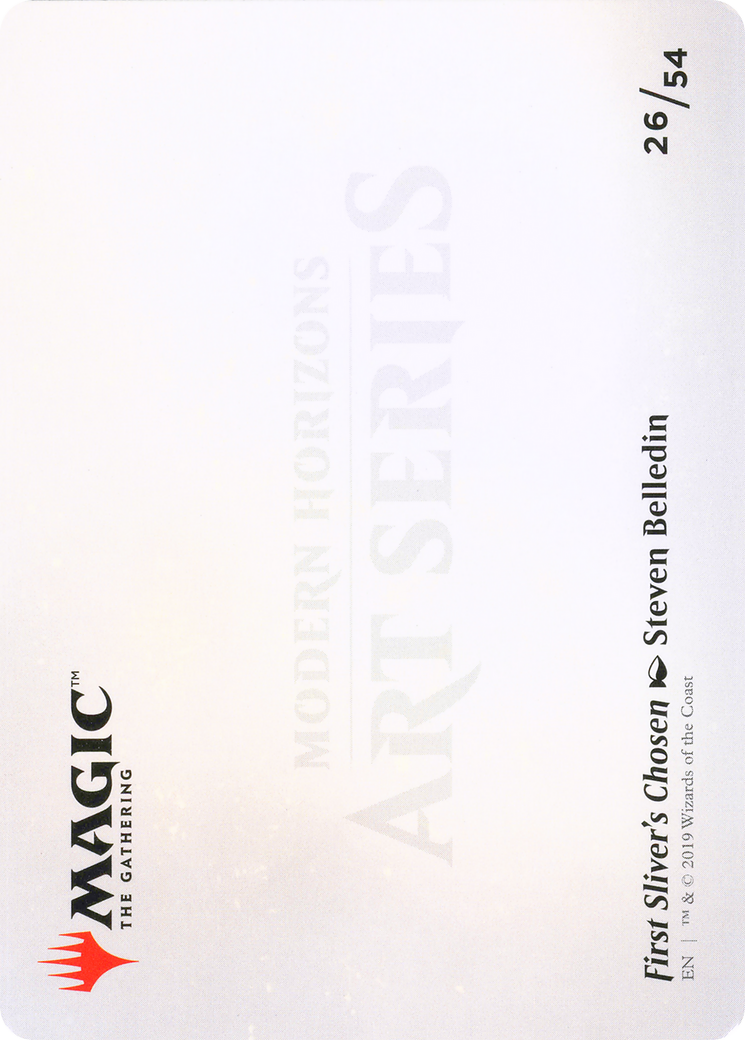 First Sliver's Chosen // First Sliver's Chosen (AMH1-026) (Borderless) [Modern Horizons Art Series]