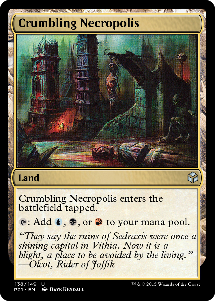 Crumbling Necropolis (PZ1-138) [Legendary Cube Prize Pack] Foil