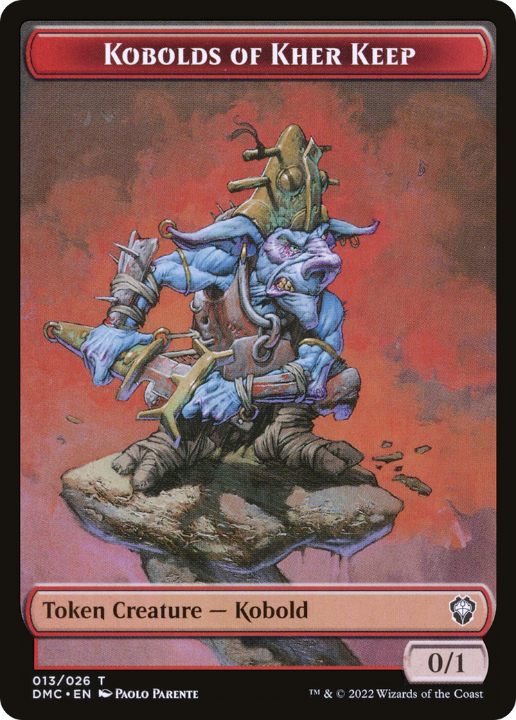 Kobolds of Kher Keep (TDMU-013) [Dominaria United Tokens] Foil