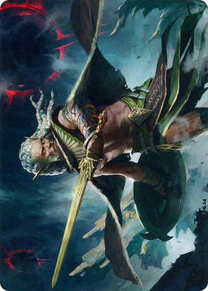 Serpent-Blade Assailant // Serpent-Blade Assailant (AMOM-040) (Borderless) [March of the Machine Art Series] Foil