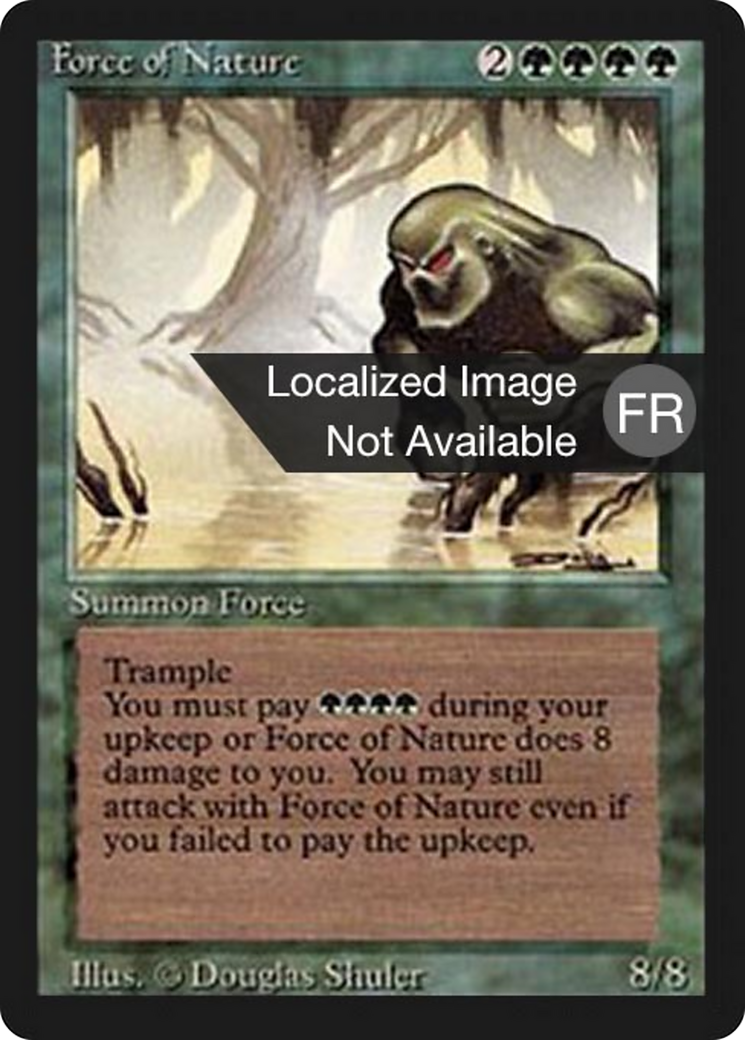 Force of Nature (FBB-196) [Foreign Black Border]