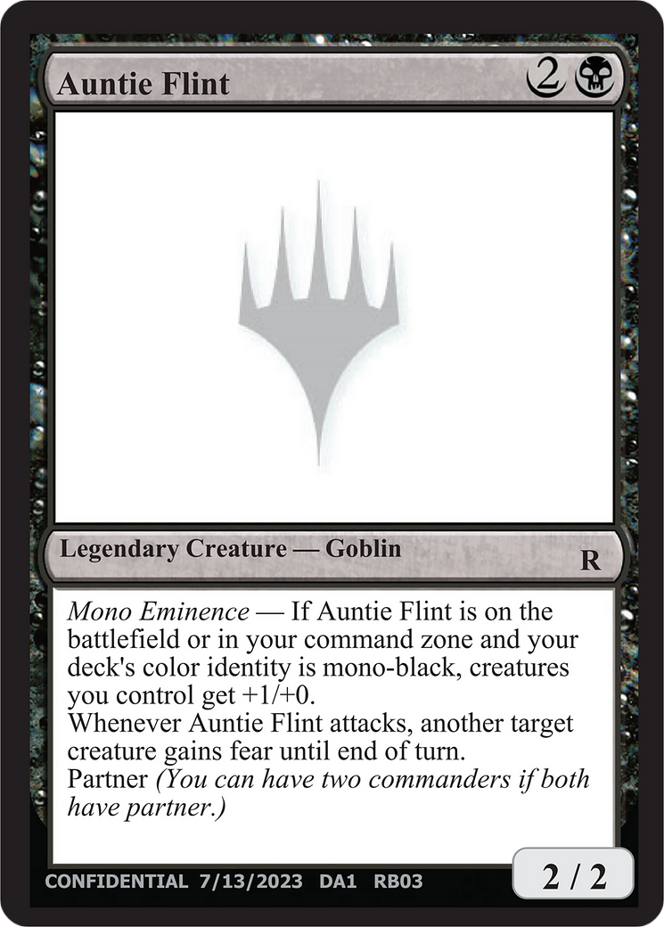 Auntie Flint (UNK-RB03A) [Unknown Event]