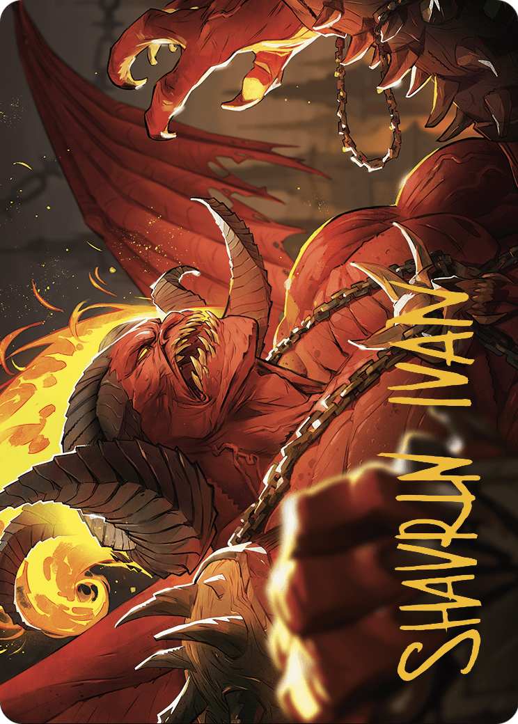 Rakdos, Patron of Chaos // Rakdos, Patron of Chaos (AMKM-045) (Borderless) [Murders at Karlov Manor Art Series]