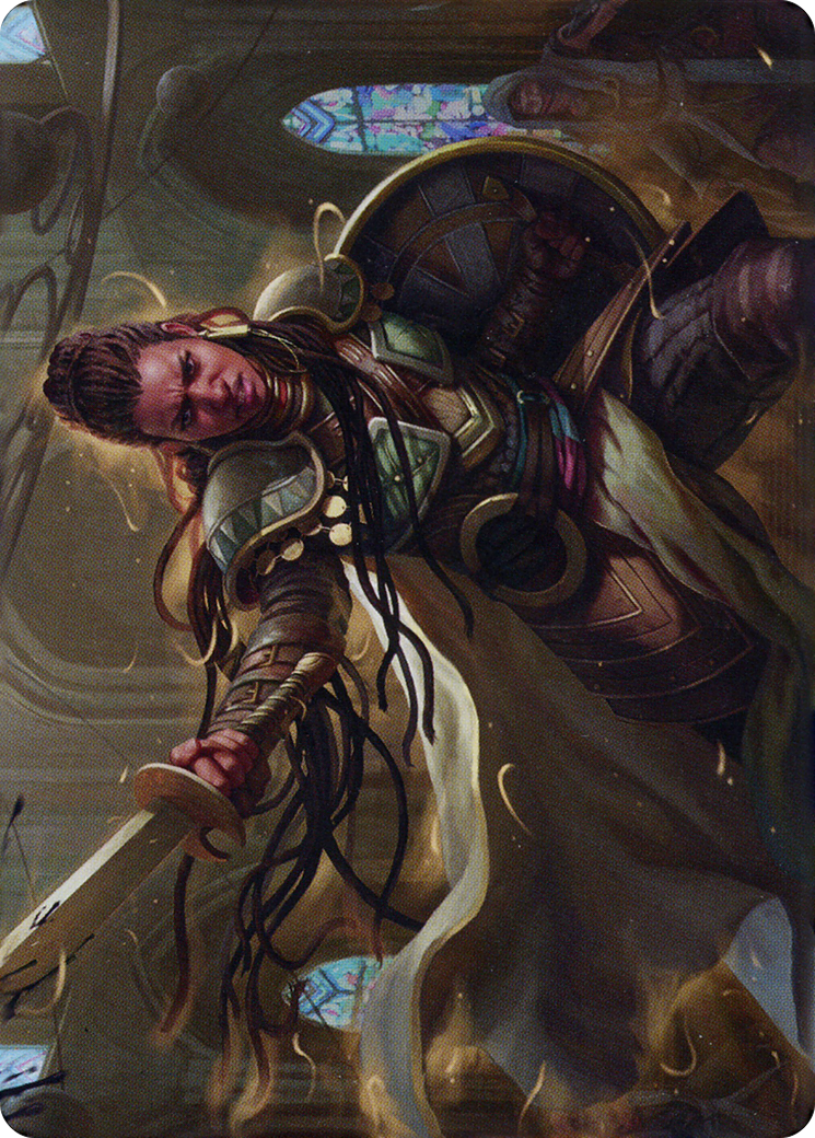 Shanna, Purifying Blade // Shanna, Purifying Blade (ADMU-055) (Borderless) [Dominaria United Art Series] Foil