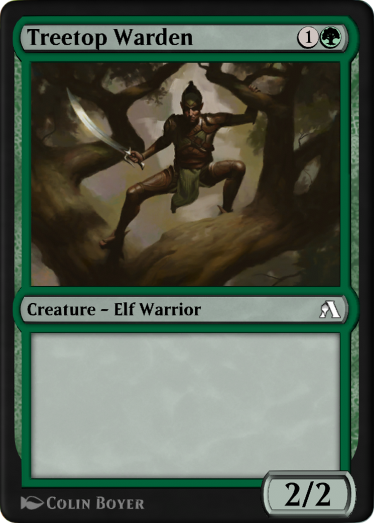Treetop Warden (OANA-048) [Arena New Player Experience Cards]