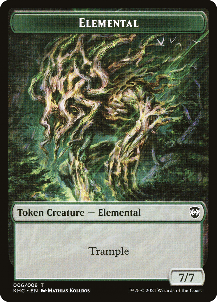 Elemental (TKHC-006) [Kaldheim Commander Tokens]