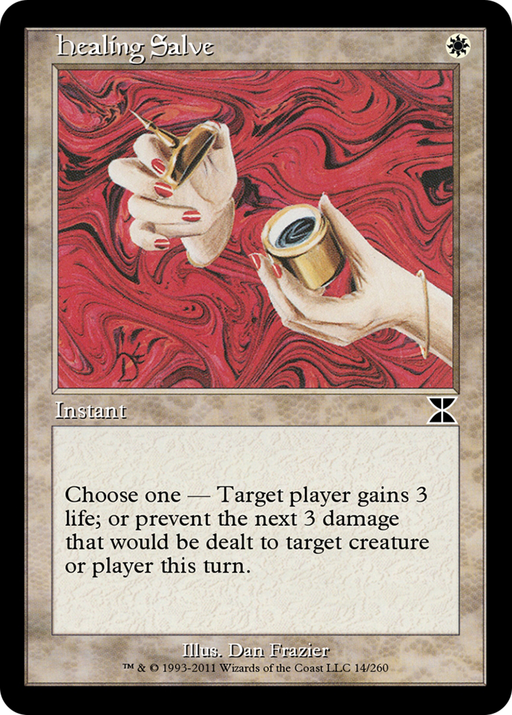 Healing Salve (ME4-014) [Masters Edition IV] Foil