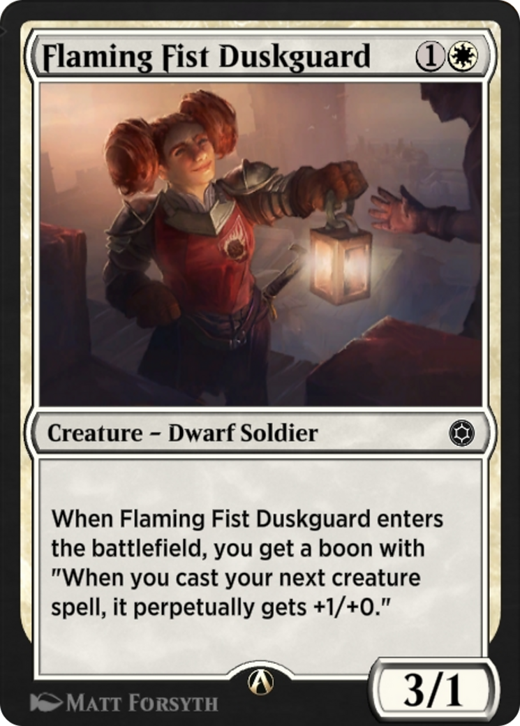 Flaming Fist Duskguard (HBG-022) [Alchemy Horizons: Baldur's Gate]
