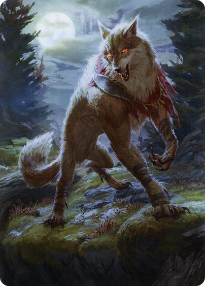 Arlinn, the Moon's Fury // Arlinn, the Moon's Fury (AMID-002) (Borderless) [Midnight Hunt Art Series] Foil