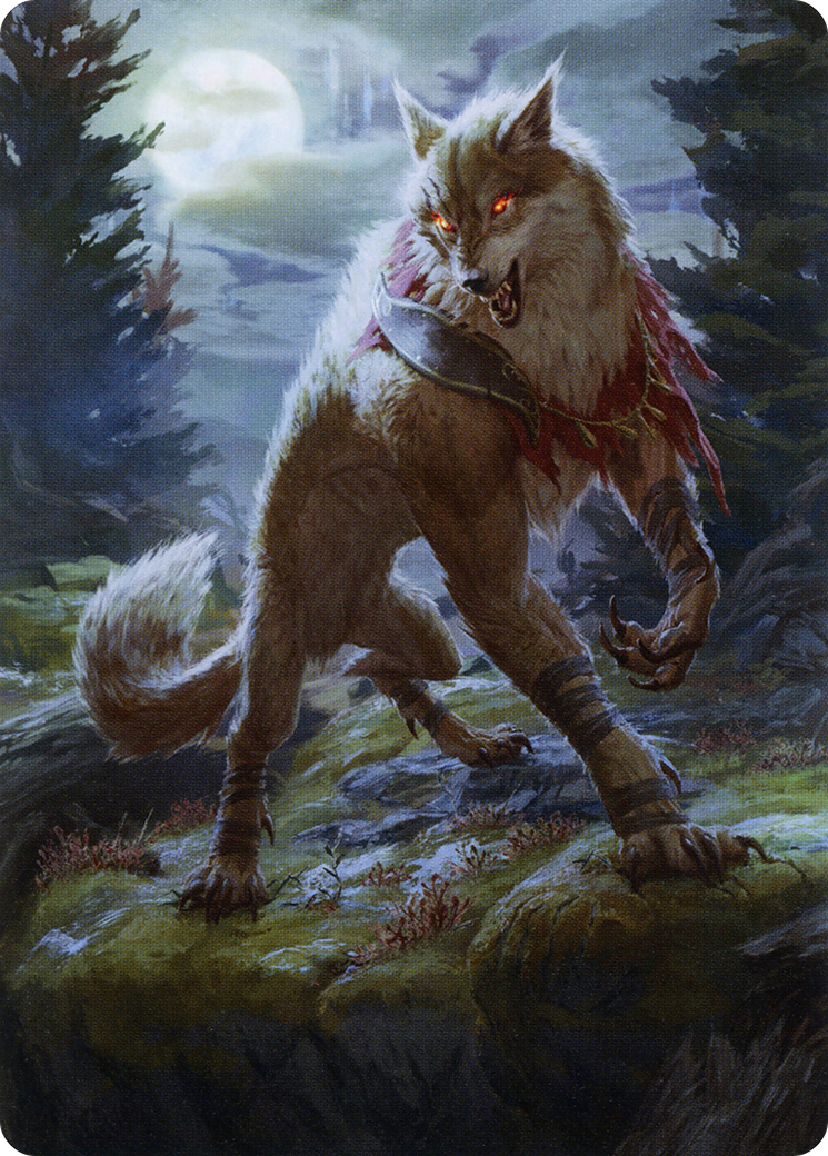 Arlinn, the Moon's Fury // Arlinn, the Moon's Fury (AMID-002) (Borderless) [Midnight Hunt Art Series]