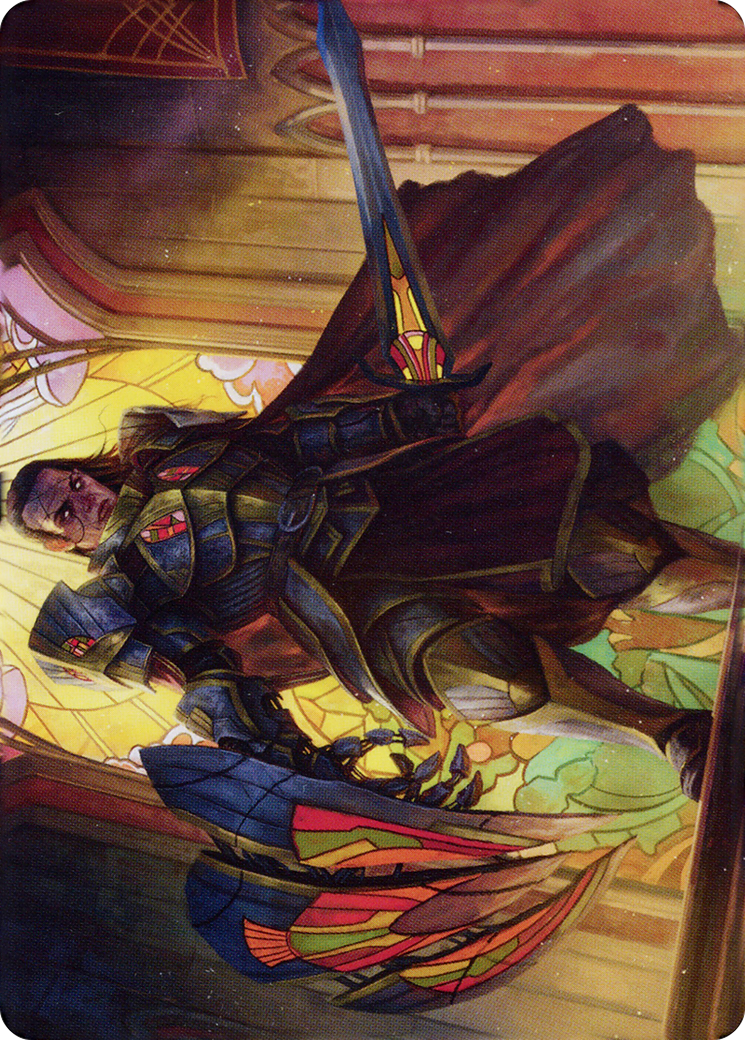 Benalish Sleeper // Benalish Sleeper (ADMU-004) (Borderless) [Dominaria United Art Series] Foil