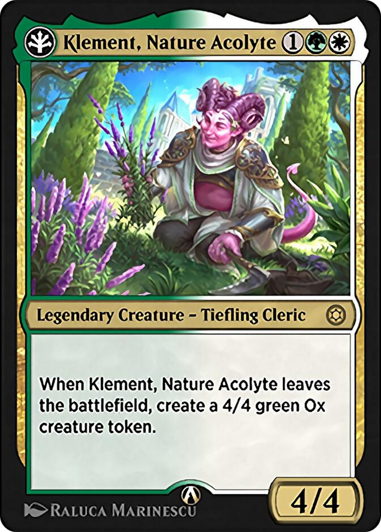 Klement, Nature Acolyte (HBG-01G) [Alchemy Horizons: Baldur's Gate]
