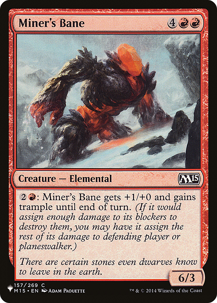 Miner's Bane (PLST-M15-157) [The List]