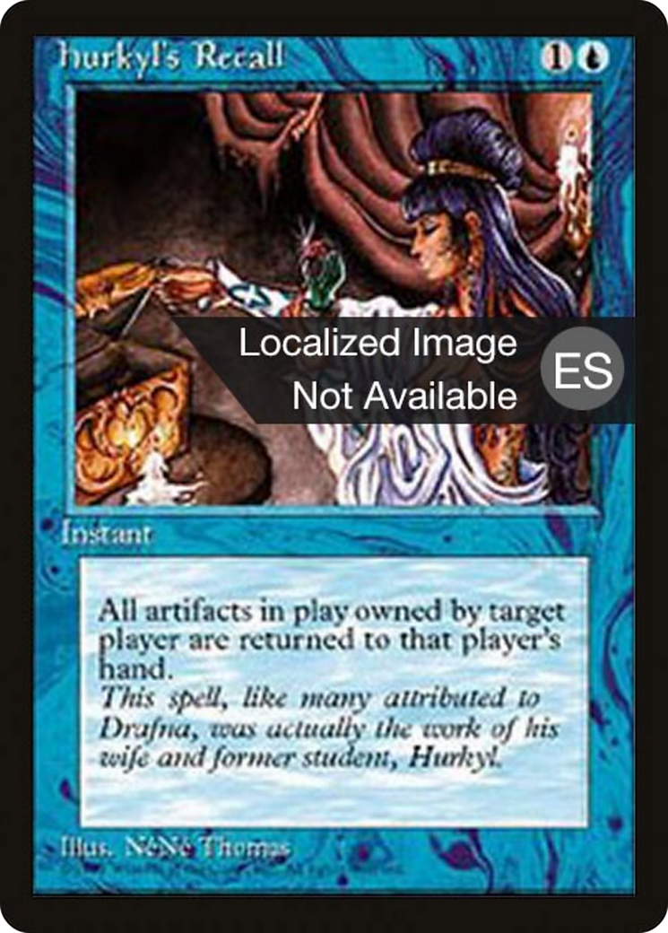 Hurkyl's Recall (4BB-077) [Fourth Edition Foreign Black Border]