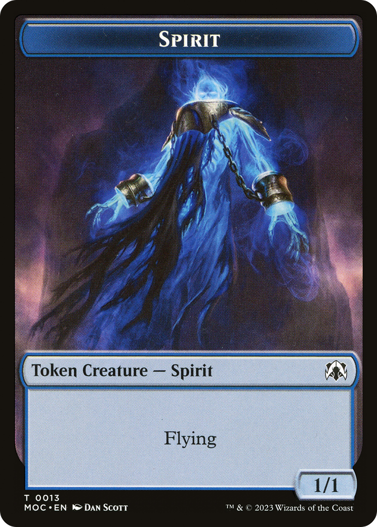 Spirit (TMOC-013) [March of the Machine Commander Tokens]