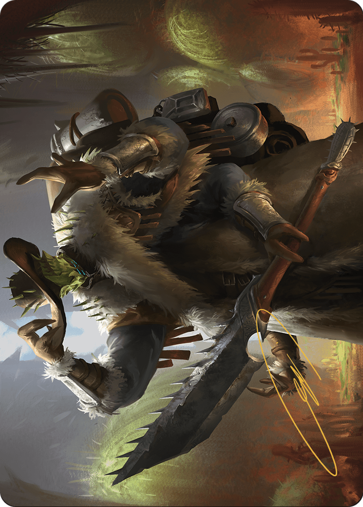 Hardbristle Bandit // Hardbristle Bandit (AOTJ-013) (Borderless) [Outlaws of Thunder Junction Art Series] Foil