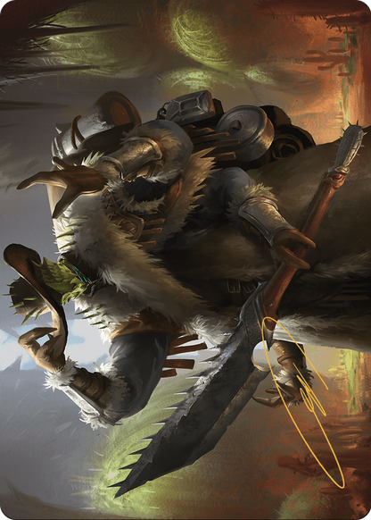 Hardbristle Bandit // Hardbristle Bandit (AOTJ-013) (Borderless) [Outlaws of Thunder Junction Art Series]